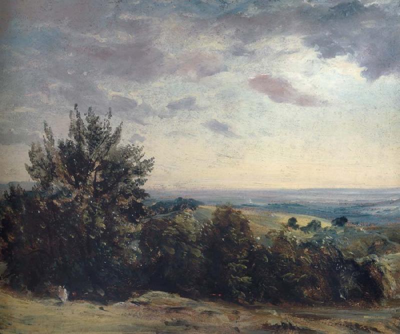 John Constable View from Hampstead Heath,Looking West oil painting image
